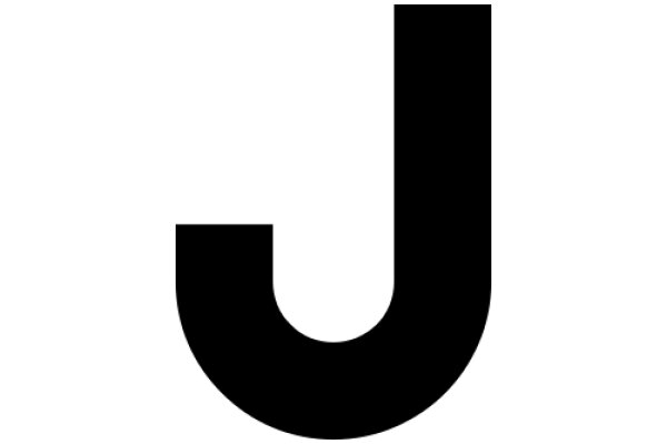 A Close-up of a Letter 'J' in