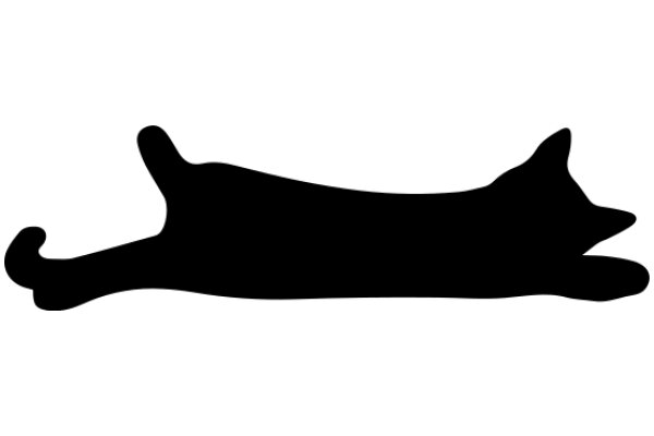 Silhouette of a Cat: A Graphic Design