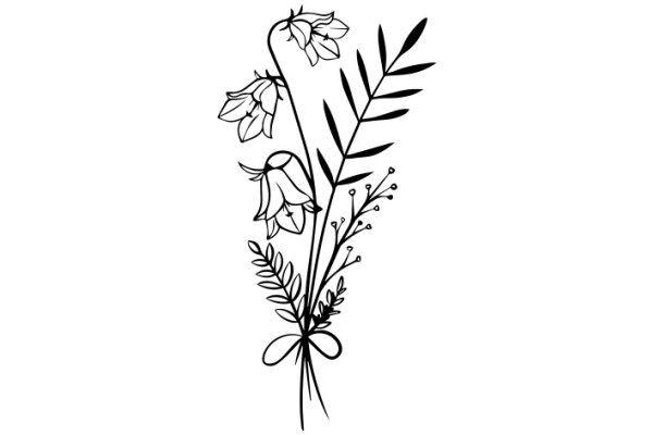 Stylized Floral Illustration