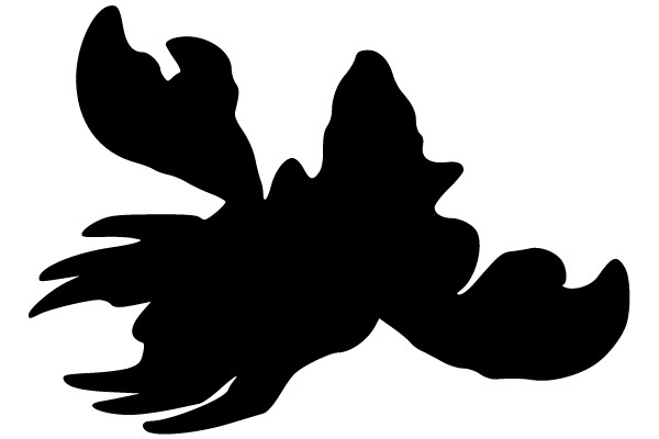 Stylized Lobster Silhouette