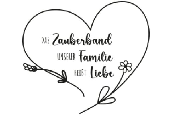 A Heartfelt Message: A German Family's Affectionate Greeting