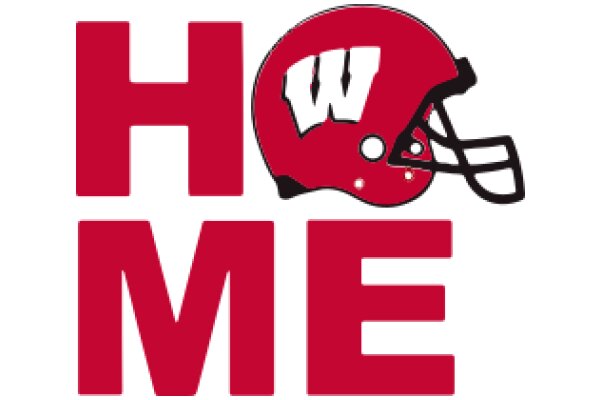 Wisconsin Home Football Helmet