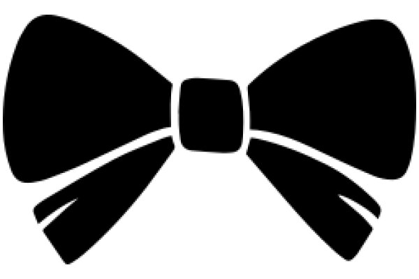 Stylish Black Bowtie Icon