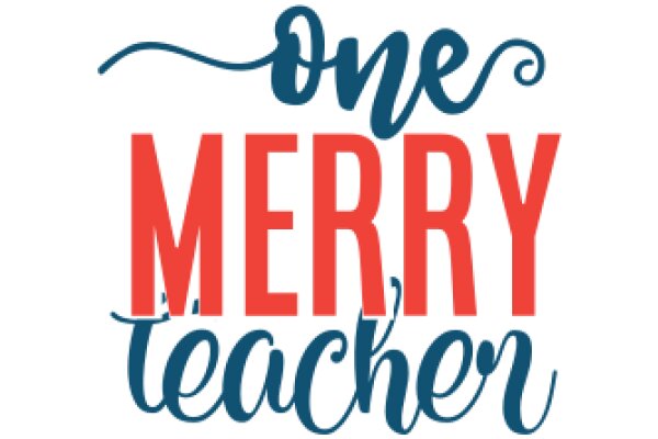 One Merry Teacher: A Holiday-Themed Logo for a Teacher's Classroom