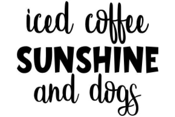 Iced Coffee, Sunshine, and Dogs: A Perfect Day