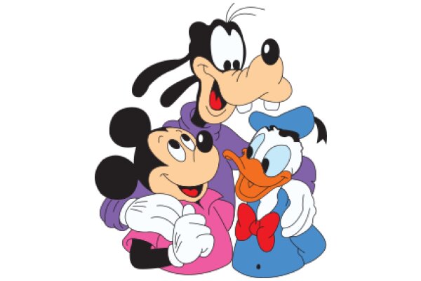 Disney's Iconic Characters: Mickey Mouse, Minnie Mouse, and Donald Duck