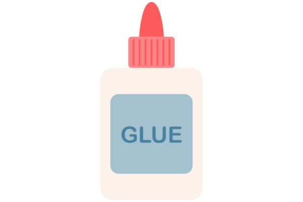 Glue Dispenser with a Pink Cap