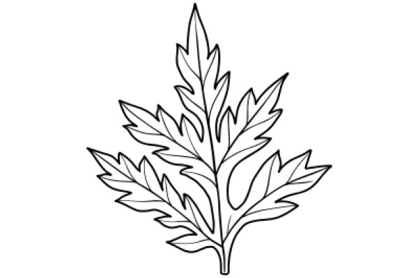 Stylized Maple Leaf