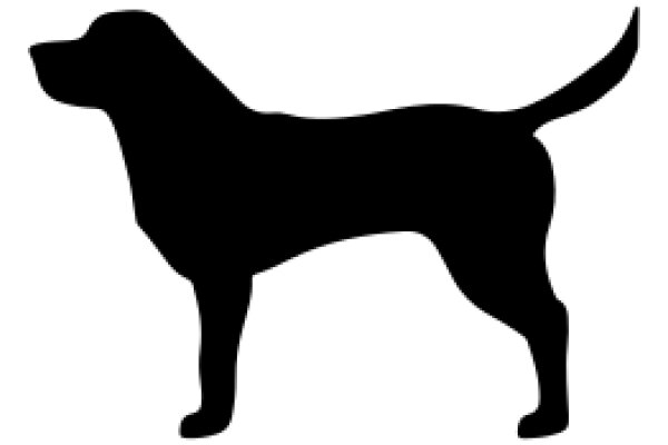 A Silhouette of a Dog