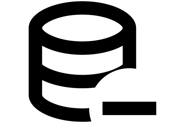 A Simple Icon of a Stack of Cylinders