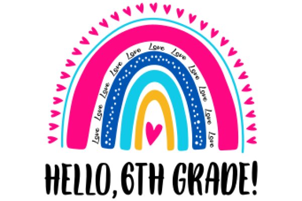 A Colorful Celebration of Love and Hello, 6th Grade!