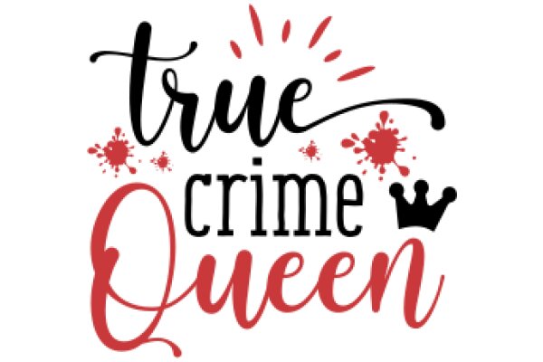 True Crime Queen: A Graphic Design