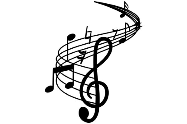 Musical Harmony: ATreble Clef and a Music Note