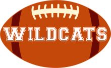 Vintage Football Logo: Wildcats