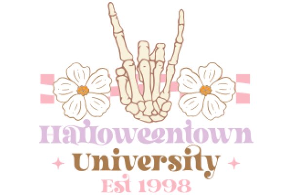 Halloween-themed Logo for Hawnetown University, Established 1998