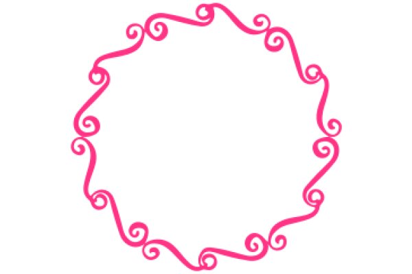 Vibrant Pink Swirl Design