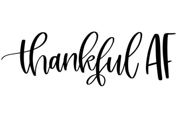 Thankful AF: A Graphic Design of Gratitude