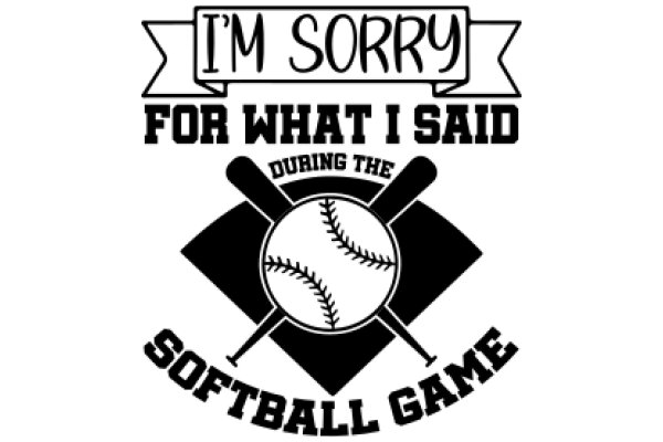 Apologies for the Mistake: Softball Game