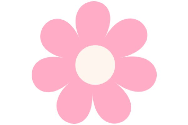 Pink Flower with White Center: A Symbol of Beauty and Innocence