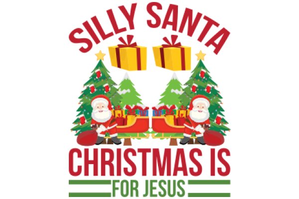 Silly Santa's Christmas Adventure: A Fun and Festive Journey for Jesus