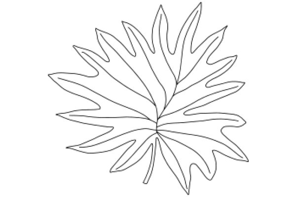 Stylized Maple Leaf Design