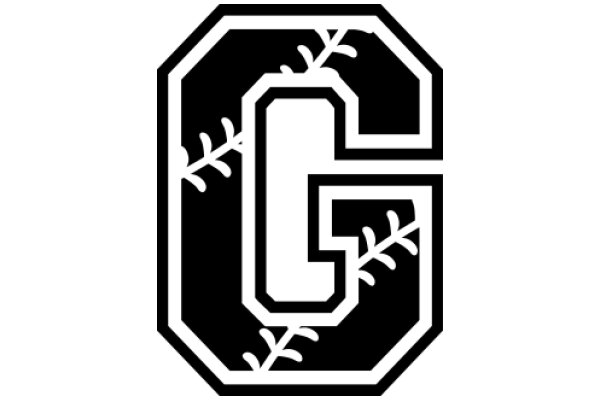 Stylized Baseball Logo with Letter G