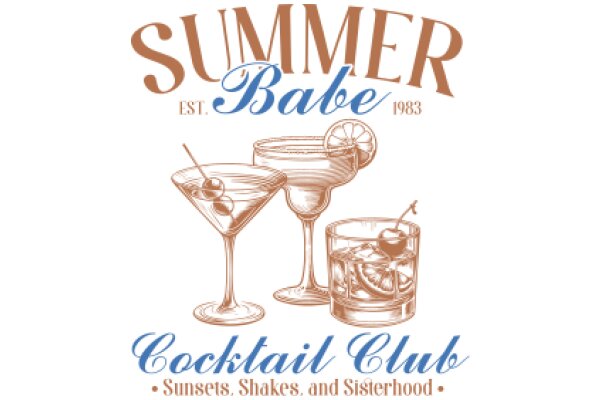 Summer Babe: Cocktail Club - Est. 1983