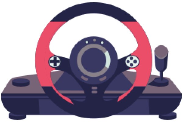 Steering Wheel with Integrated Gaming Console