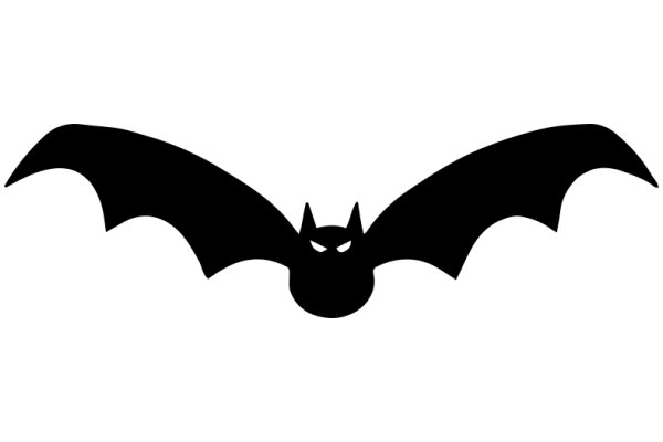 A Silhouette of a Bat with a Mischievous Expression