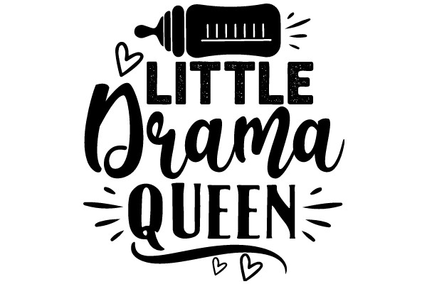 Little Drama Queen: A Playful Take on a Classic Phrase