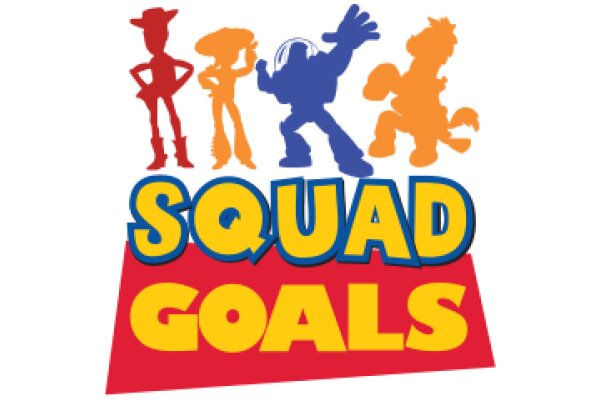 Squad Goals: A Colorful Cartoon Adventure