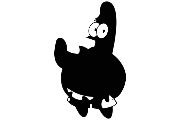 A Silhouette of SpongeBob SquarePants