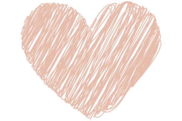 Scribbled Pink Heart