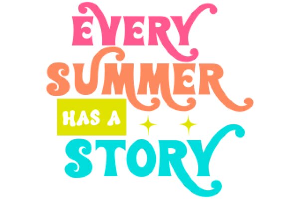 Every Summer Has a Story: A Graphic Design Poster