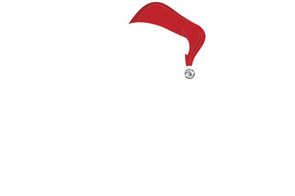 A Red Ribbon with a White Logo