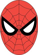 Spider-Man's Iconic Red and Black Mask