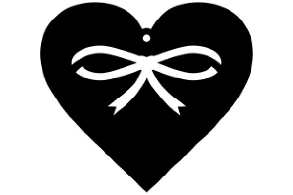 Simplistic Heart Design with Ribbon