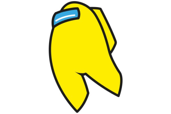 Vibrant Yellow Logo with Blue Accent