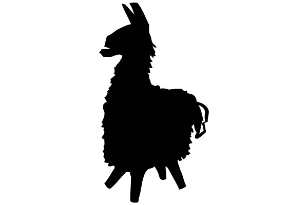 Silhouette of a Llama: A Symbol of Andean Culture