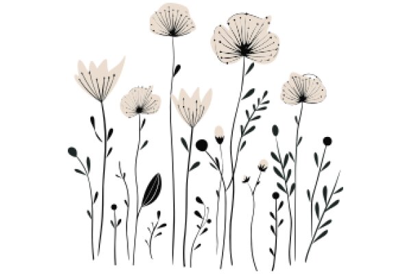 Floral Symphony: A Botanical Illustration