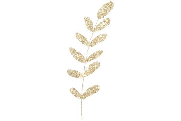 Elegant Gold Foil Artwork: A Stylish Decorative Piece