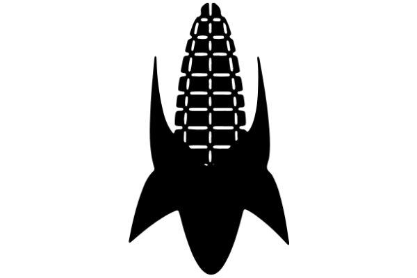 Stylized Corn Silhouette