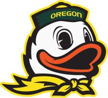 Oregon Duck Mascot Logo