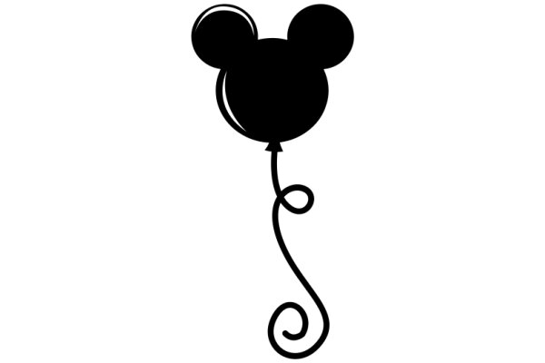 Simplistic Mickey Mouse Balloon