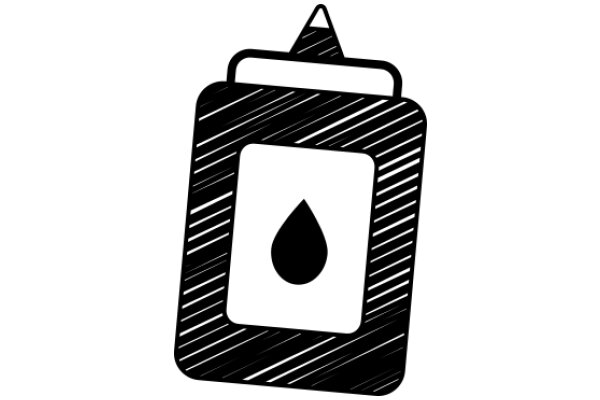 A Stylized Icon of a Drop of Water