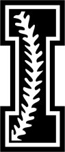 Stylized Letter 'I' with a Tree Design