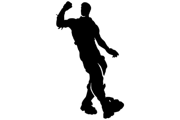 Silhouette of a Fitness Enthusiast