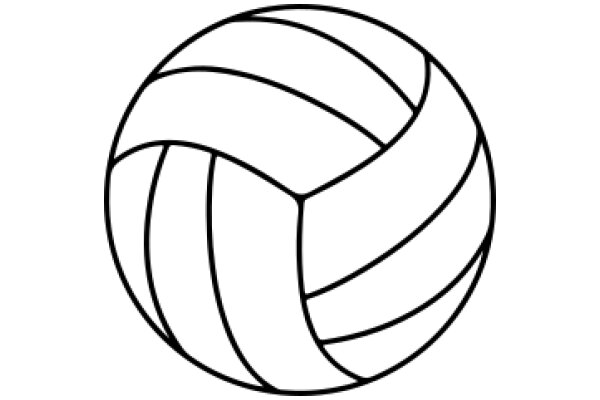 Simplistic Volleyball Icon