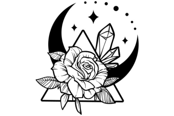 Moonlit Rose: A Symbol of Love and Mystery