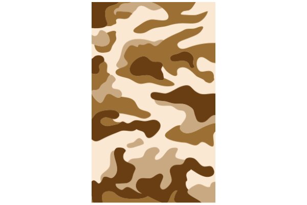 Camouflage Pattern: A Study in Brown and Beige